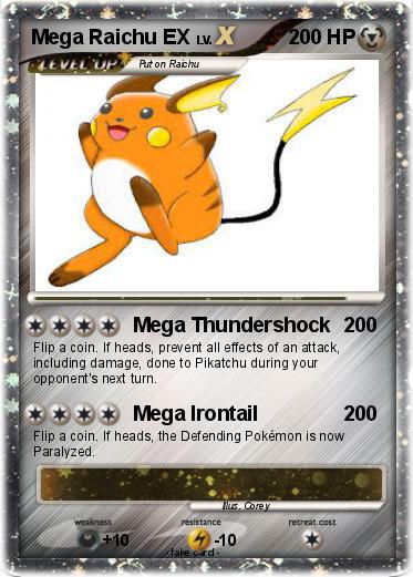 Pokemon Mega Raichu EX