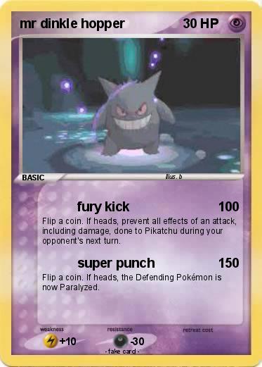 Pokemon mr dinkle hopper