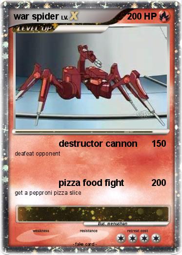 Pokemon war spider
