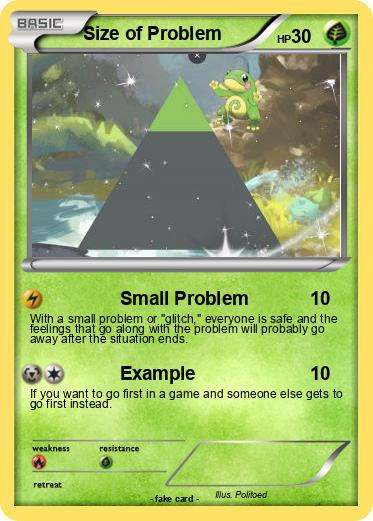 Pokemon Size of Problem