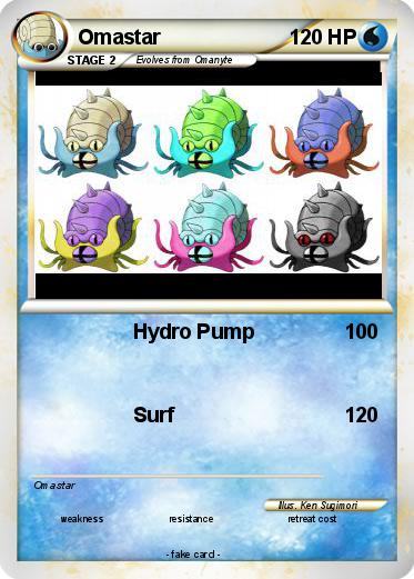 Pokemon Omastar