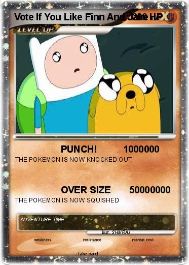 Pokemon Vote If You Like Finn And Jake