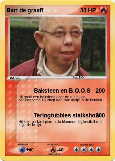 Pokemon Bart de graaff