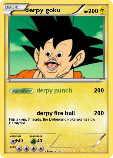 Pokemon derpy goku