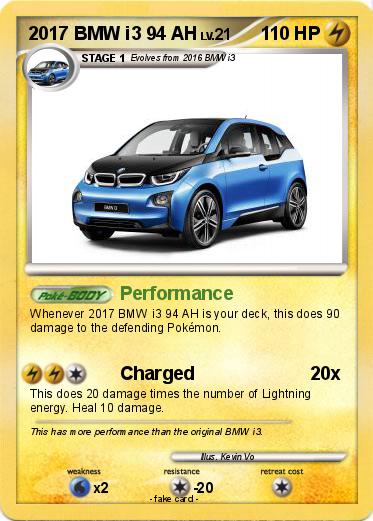 Pokemon 2017 BMW i3 94 AH