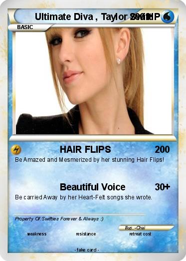 Pokemon Ultimate Diva Taylor Swift