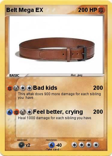 Pokemon Belt Mega EX