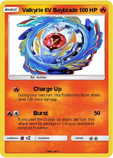 Pokemon Valkyrie 6V Bayblade