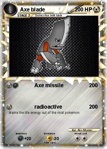 Pokemon Axe blade