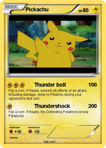 Pokemon Pickachu