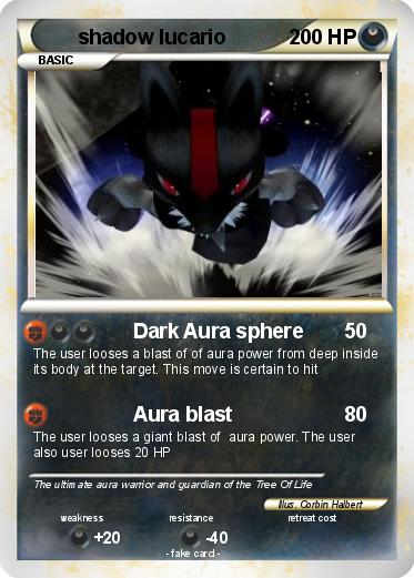 Pokemon shadow lucario