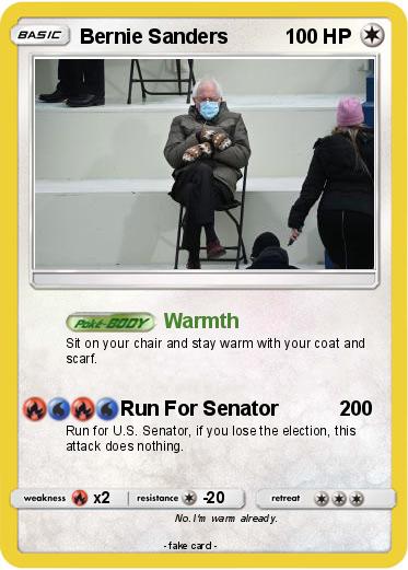 Pokemon Bernie Sanders
