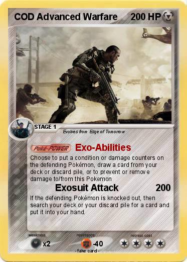 Pokemon COD Advanced Warfare
