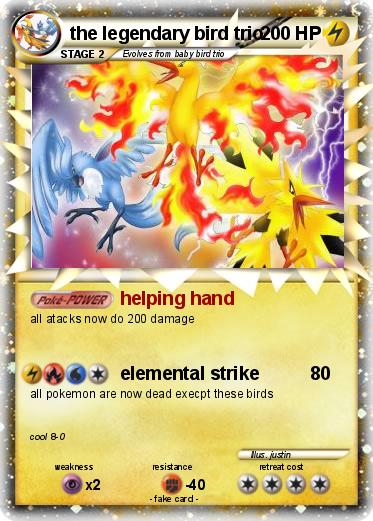 Pokemon the legendary bird trio