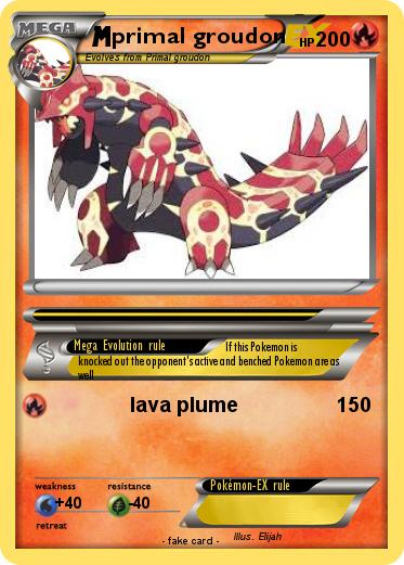 Pokemon primal groudon