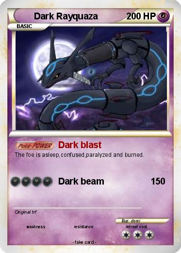 Pokemon Dark Rayquaza