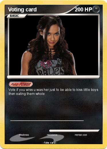 Pokemon Voting card