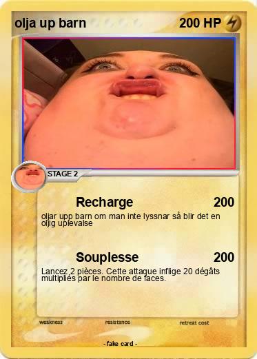 Pokemon olja up barn