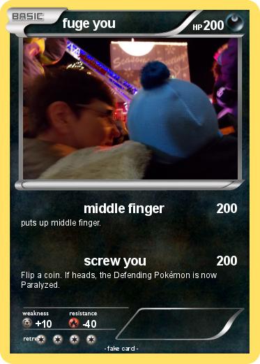 Pokemon fuge you