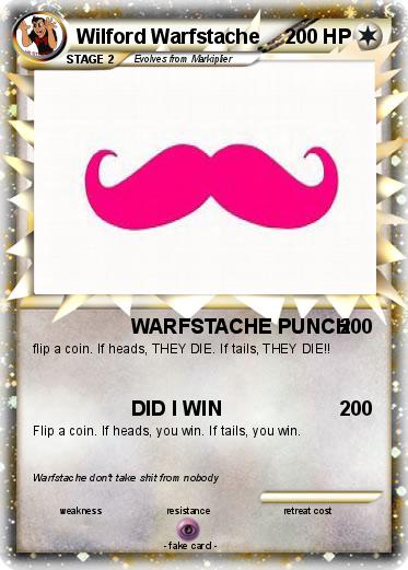 Pokemon Wilford Warfstache