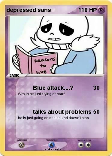 Pokemon depressed sans