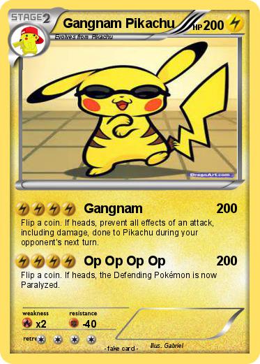Pokemon Gangnam Pikachu