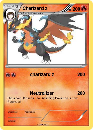 Pokemon Charizard z
