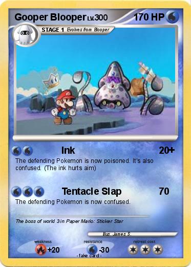 Pokemon Gooper Blooper Pokemon Gooper Blooper