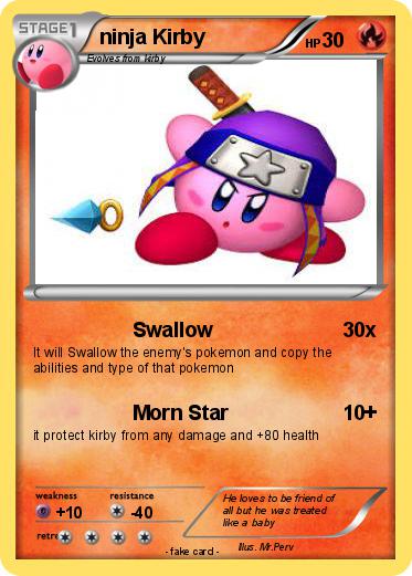 Pokemon ninja Kirby