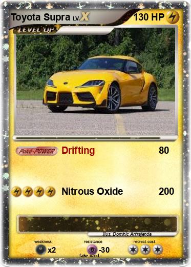 Pokemon Toyota Supra