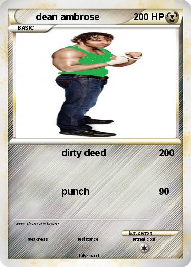 Pokemon dean ambrose