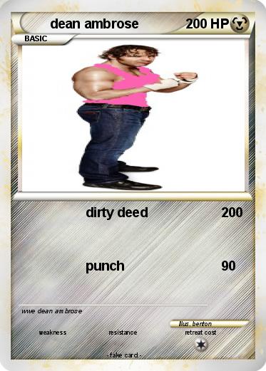 Pokemon dean ambrose