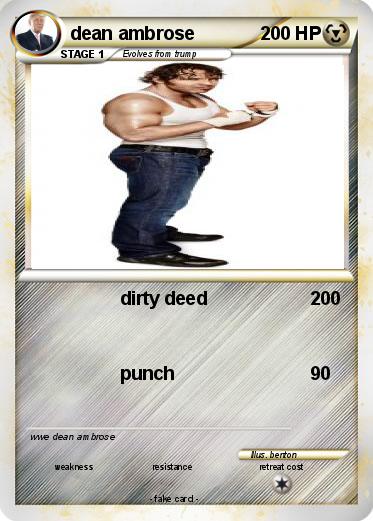 Pokemon dean ambrose