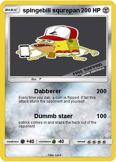 Pokemon spingebill squrepan