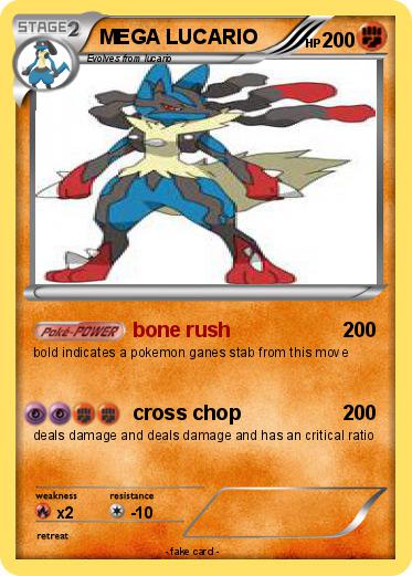 Pokemon MEGA LUCARIO