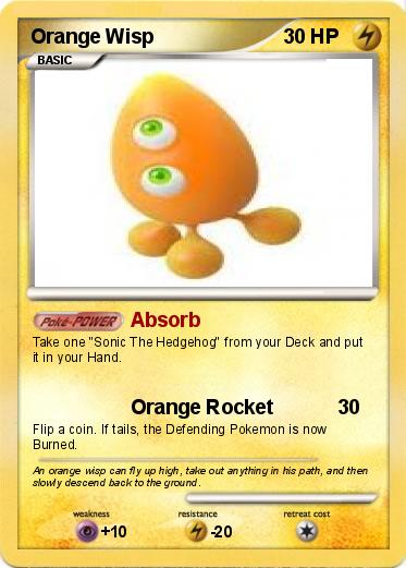 Pokemon Orange Wisp