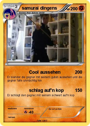 Pokemon samurai dingens