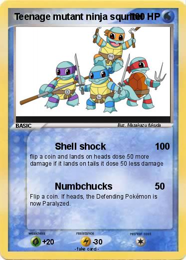 Pokemon Teenage mutant ninja squrltel