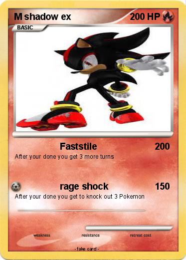 Pokemon M shadow ex