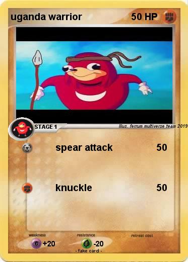 Pokemon uganda warrior