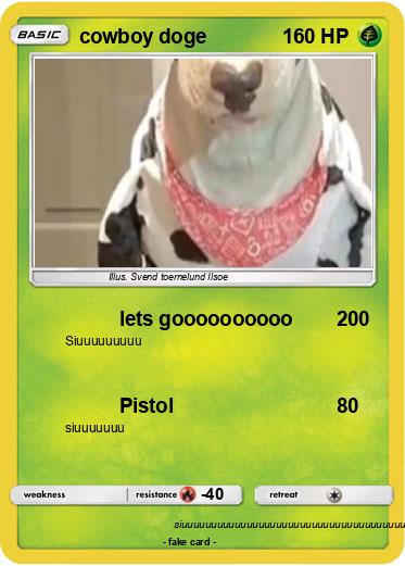 Pokemon cowboy doge
