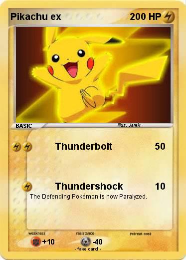 Pokemon Pikachu ex