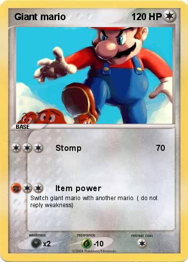 Pokemon Giant mario