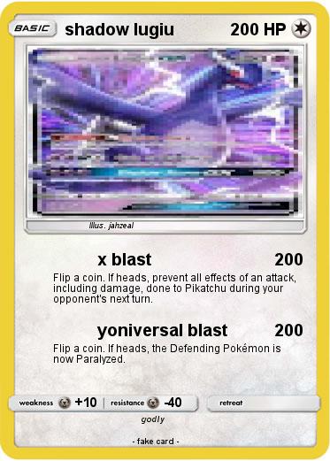 Pokemon shadow lugiu