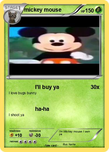 Pokemon mickey mouse
