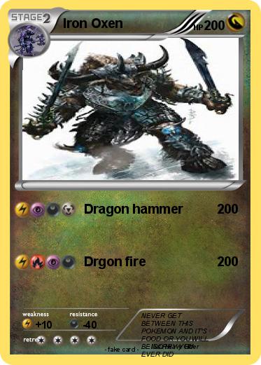 Pokemon Iron Oxen