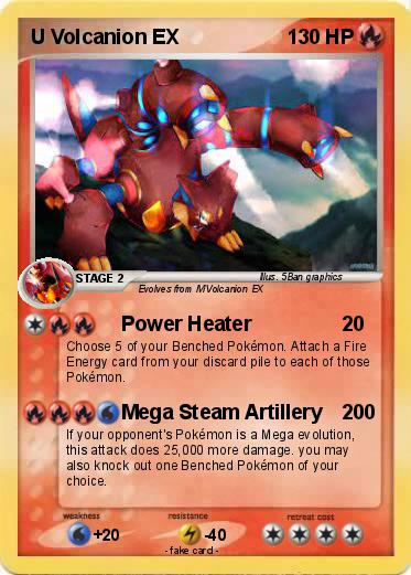 Pokemon U Volcanion EX