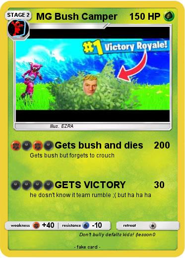 Pokemon MG Bush Camper