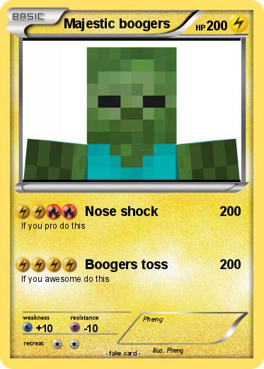 Pokemon Majestic boogers