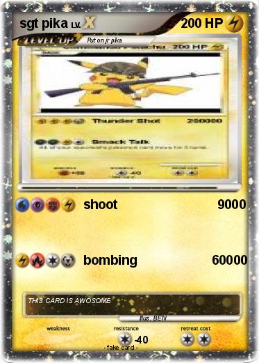 Pokemon sgt pika